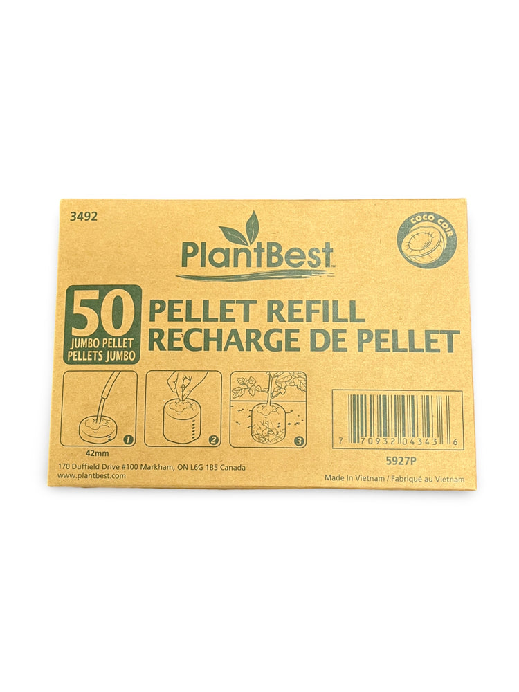 Pellets de germination en fibre de coco - paquet de 72