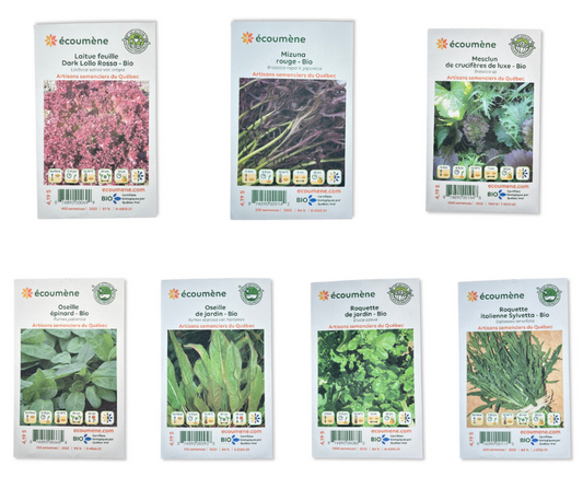 Lettuce seed pack