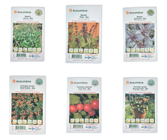Tomato and Basil Seed Pack